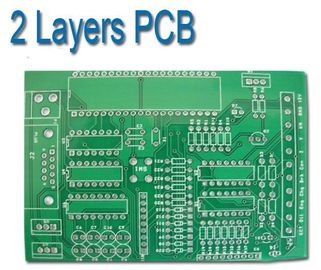 Double Side FR-4 Glass Epoxy laminate Rigid PCB board with OSP , Immersion silver